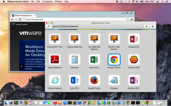 vmware horizon client for mac